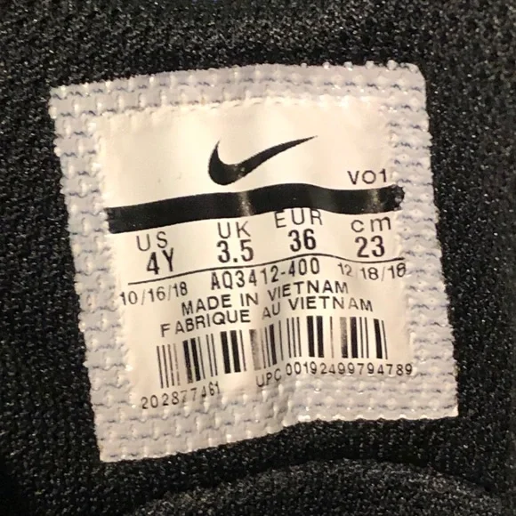 🌊 NIKE KYRIE FLYTRAP 2 RACER BLUE GRADE SCHOOL SHOES SIZE 4Y SNEAKERS 🌊 - Picture 6 of 6